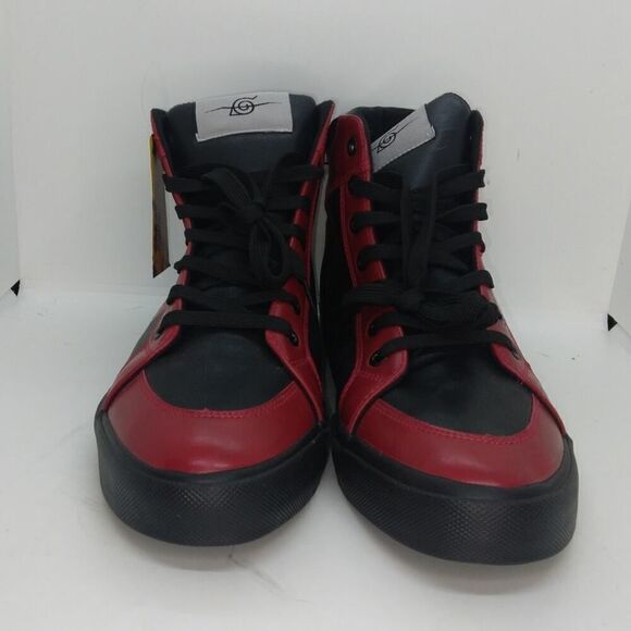 Shippuden Shonen Jump Naruto Mens NEW w/Tags Red & Black Sneakers - sz. 8 WOW! - Picture 3 of 7